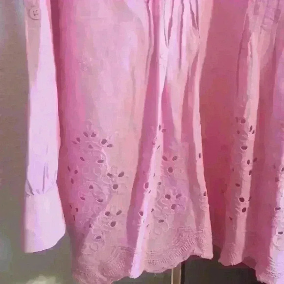 American Sweetheart Blouse Long Sleeve Size: M - Picture 4 of 6